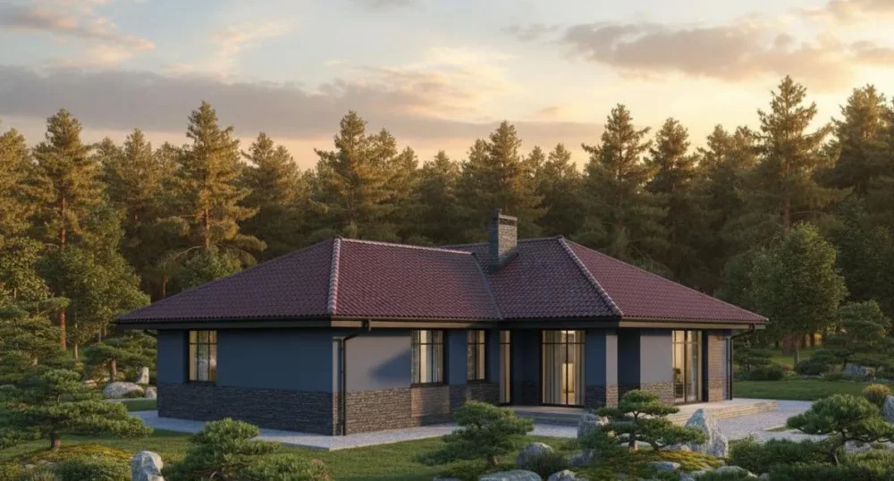 Проект Одноэтажный дом 18 на 20, 195 м2