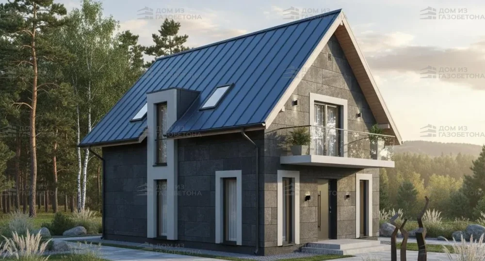 Проект Двухэтажный дом 11 на 10, 151 м2