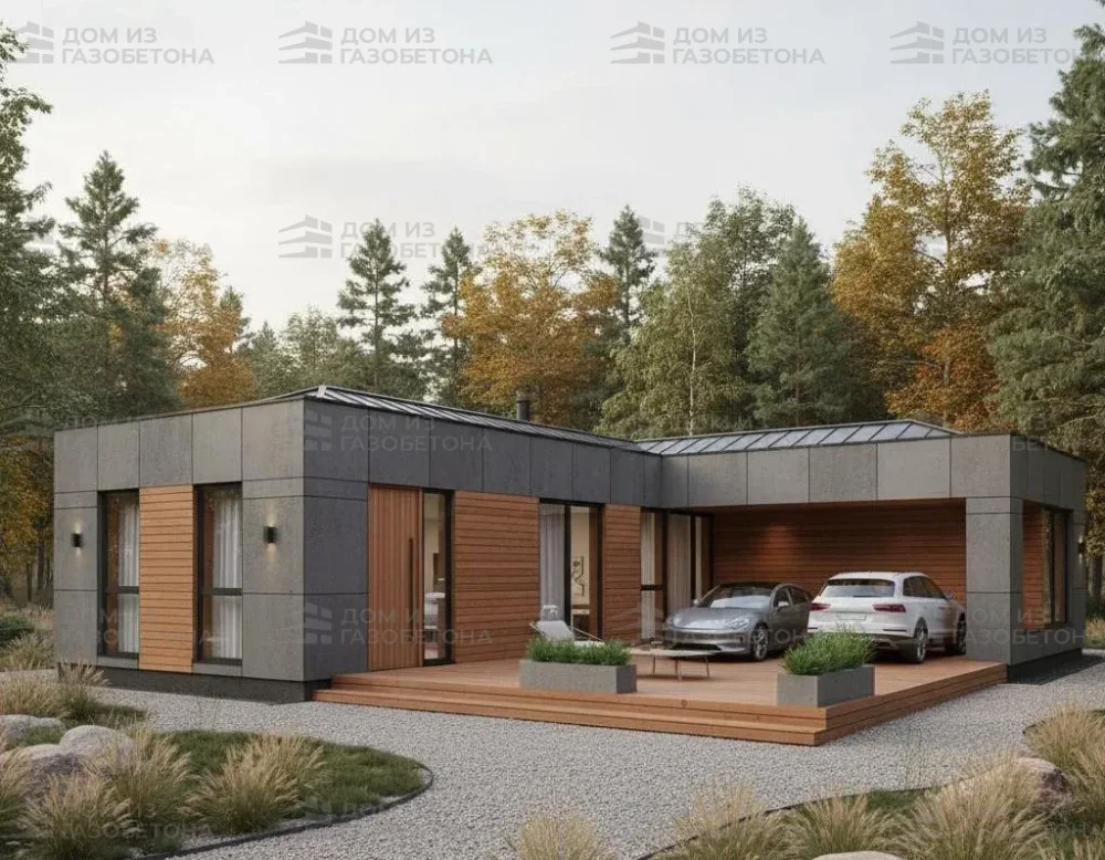 Проект Двухэтажный дом 14 на 12, 171 м2