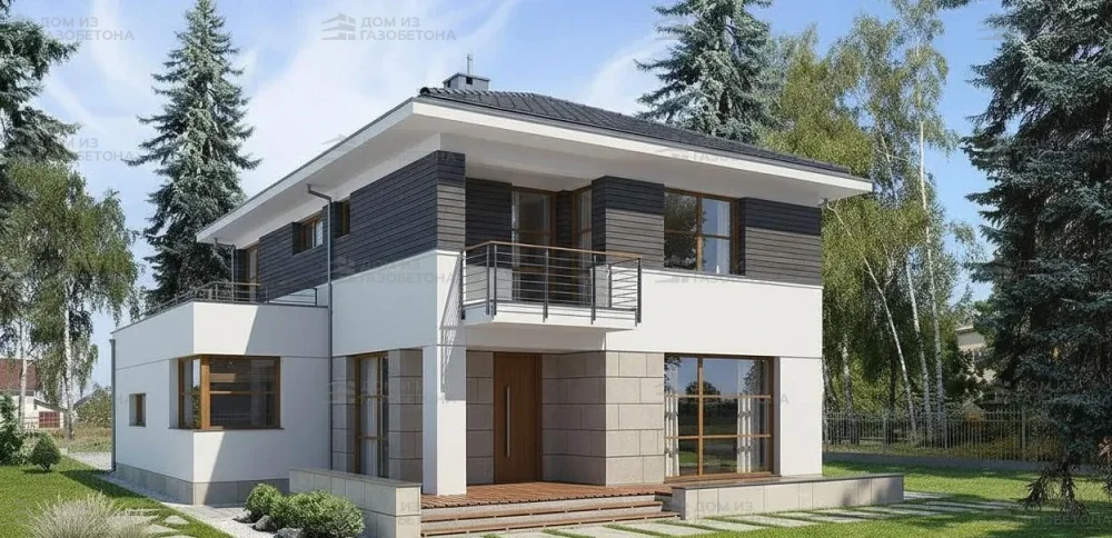 Проект Двухэтажный дом 12 на 17, 192 м2