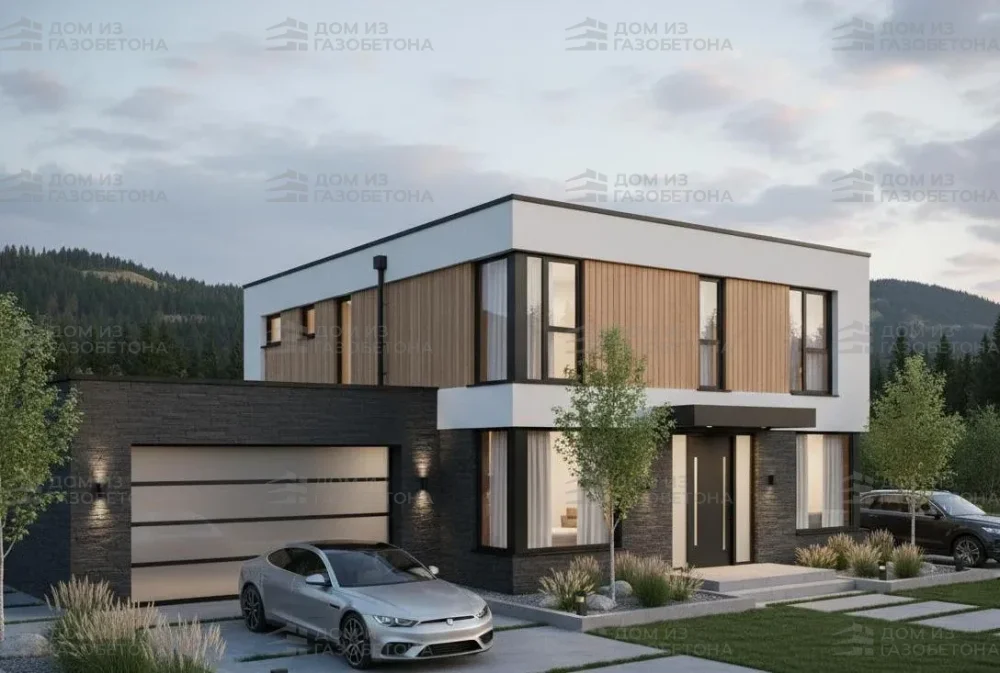 Проект Двухэтажный дом 13 на 10, 144 м2