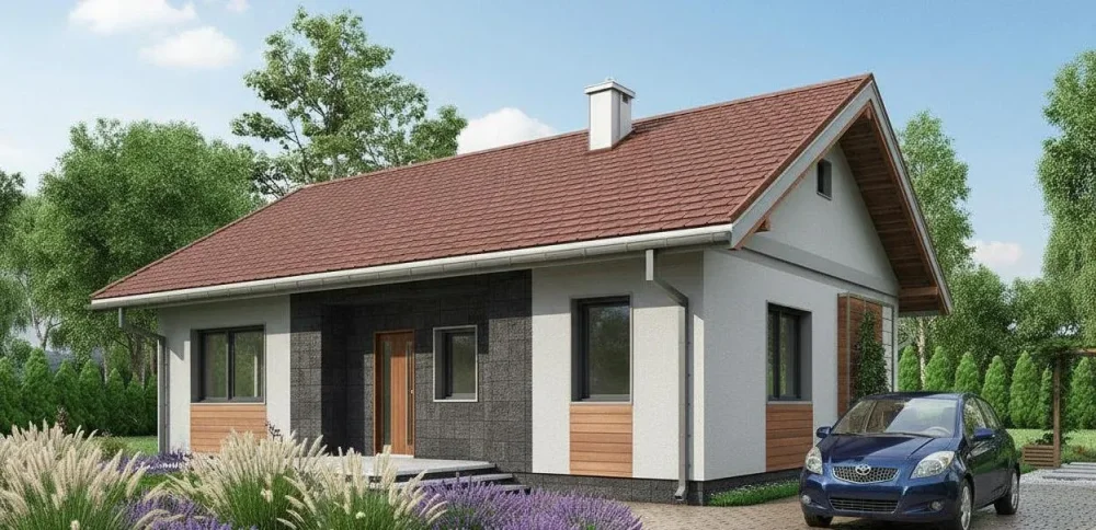 Проект Одноэтажный дом 13 на 9, 85 м2